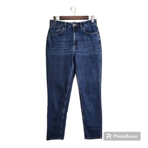 Topshop Moto Mom Blue Denim Jeans Size 28x32
